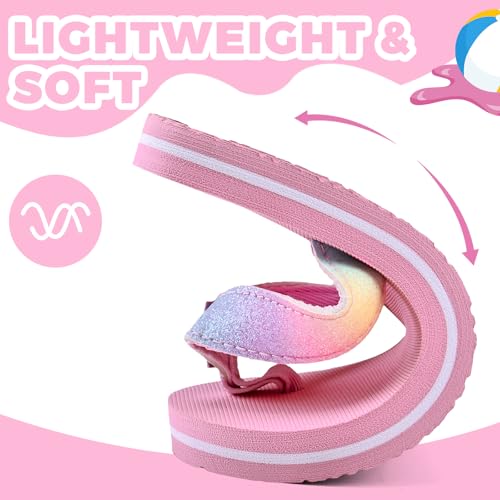 Image of WateLves Girls Flip Flops Toddler Boys Girls Non-Slip Sport Sandals for Beach Swim Pool(Little Kid /Big Kid)