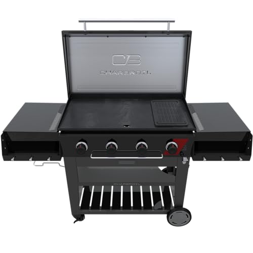 Charbroil-36-Performance-Series-Deluxe-Propane-Gas-Griddle-with-Cart-4-Burner-Flat-Top-Grill-Black-463285924