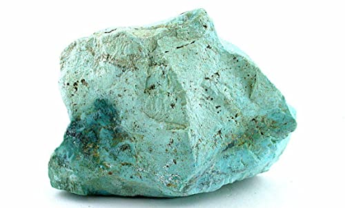 250 Gram 8.8 Ounce Sonoran Baby Blue Turquoise Cuprite in Quartz Cab Rough CS82