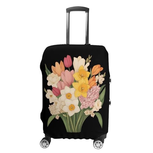 Carry On Calpak Suitcase Cover Daffodils Tulips And Hyacinths