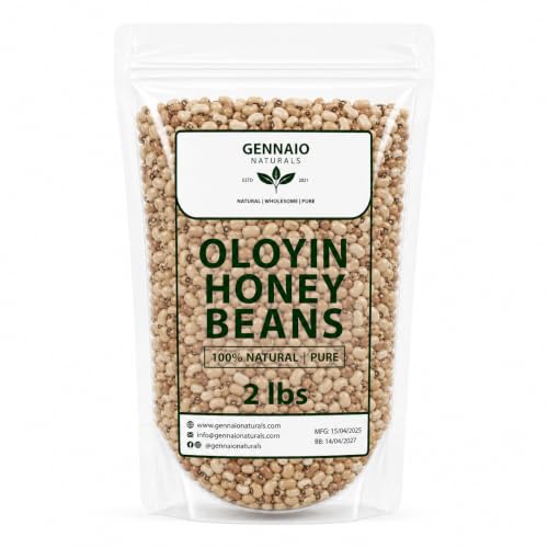 Oloyin Honey Beans, Tasty Fresh Taste 2 lb for Authentic Home meals - (Moi-Moi, Akara) by Gennaio Foods.