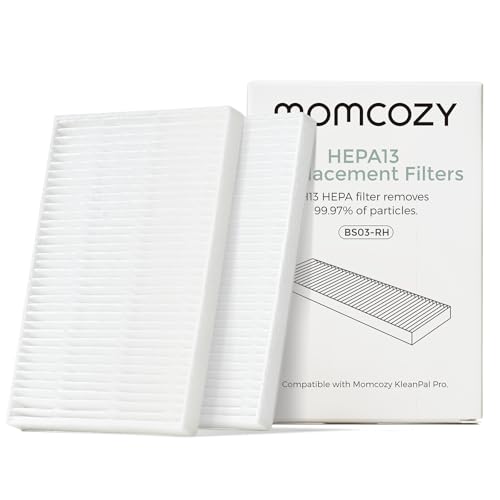 Image of Momcozy KleanPal Pro Air Filter Replacement – 99.97% Effective Filtration for Baby Bottle Washer – Safe & Easy Install – Premium Quality Filter for Cleaner Baby Bottles, 2-Pack