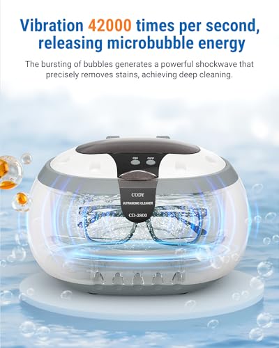 Ultrasonic cleaner professionnel 42KHz pour montres et bijoux