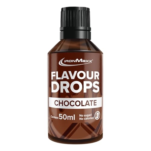 IronMaxx – Flavour Drops arôme alimentaire liquide – Chocolat 50 ml – édulcorant liquide...