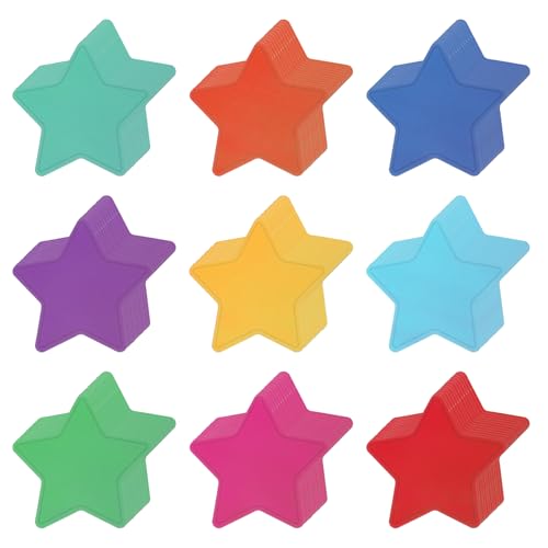 HJZHII 108 fogli di carta fustellati a forma di stella per bacheche, 8,9 cm, colori assortiti, coriandoli a forma di stella, per fai da te, artigianato, scuola, lavagna da parete, decorazione per HJZHII 108 fogli di carta fustellati a forma di stella per bacheche, 8,9 cm, colori assortiti, coriandoli a forma di stella, per fai da te, artigianato, scuola, lavagna da parete, decorazione per