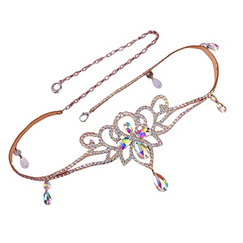 Girls Women Waist Chain Belly Dancing Belt Outfit Waist Jewelry Accessories Fashion for Performance, Indian Dancing, Bellydance, 75cm