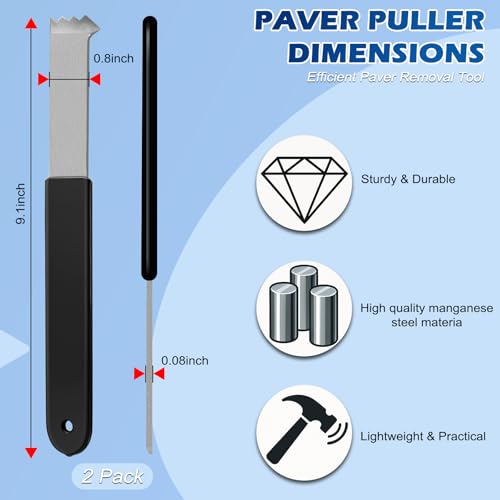 Herramienta para remover pavimento 2 piezas miniatura 3