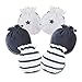 Produktbild LOVARTS BEAUTY 3 Pack Baby Handschuhe aus Baumwolle Neugeborene Mädchen Junge Kratzhandschuhe & Fäustlinge gegen Kratzen