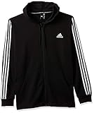 adidas jacke herren sale 70% Baumwolle adidas Herren Must Haves 3-Streifen Full Zip Hoody, Black/White, L