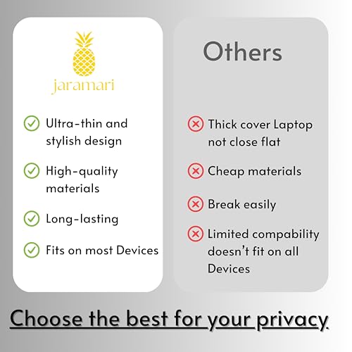 jaramari® 10x Cubierta Webcam Cover Ultra Fina – Tapa Cámara Portátil para Ordenadores, PC, Móviles, Tablets – Protector Cubre Webcam - Accesorio para Tapar la Cámara y Proteger la Privacidad (10) - imagen 7