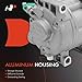 A-Premium Air Conditioner AC Compressor with Clutch Compatible with Hyundai Sonata 2.0L 2.4L 2012-2014, Kia Optima 2.0L 2.4L 2012-2018