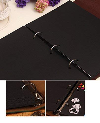 Album Foto in pelle Vintage Scrapbook autoadesivi