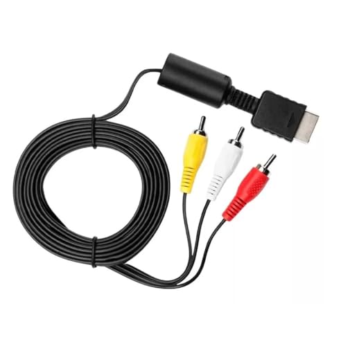 Cabo Av Audio Video Rca Playstation Ps3 Ps2 Ps1 Qualidade