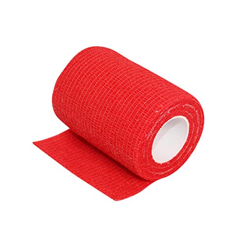 uhlsport 100121103 Bande adhésive pour Chaussettes Mixte Adulte, Rouge, Taille Unique Cover