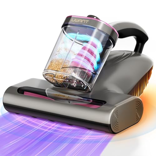 uwant Bed Cleaner with 16Kpa Suction Metal Roller 253.7nm Uv-c