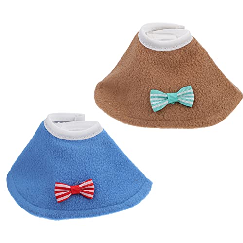 FONDOTIN 2 Pack Collar Bird Collar -Plucking for Lovebirds Protective Neckwear for Parakeets