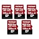 Patriot Memory 128GB A1 / V30 Speicherkarte für Android-Telefone und -Tablets, 4K-Videoaufzeichnung - 5er Pack
