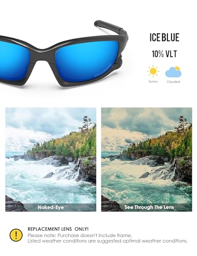 Image of BLAZERBUCK Polarized Replacement Lenses&Sock Kit for Oakley Split Jacket OO9099 Sunglass