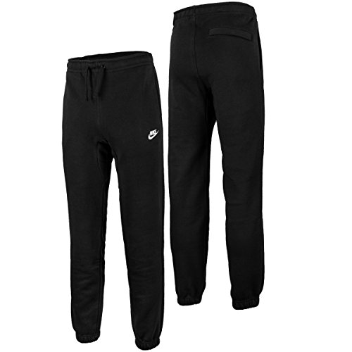 Nike Herren Jogger Fleece Club Trainingshose black/White, 2XL