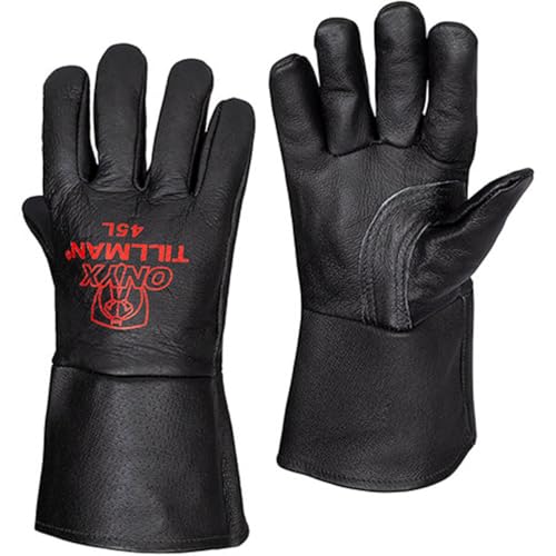 Image of Tillman 45 Top Grain Pigskin Foam Lined MIG Welding Gloves - Large