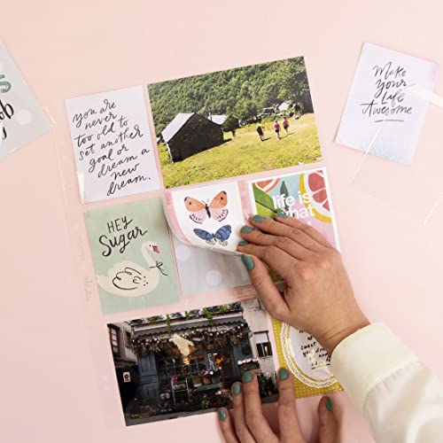 Craftelier - Fundas transparentes para fotos Photoflip de 4" x 6" (10,16 x 15,24 cm) — Accesorio ideal para aumentar la capacidad de álbumes de fotos, incluye 10 unidades miniatura 3