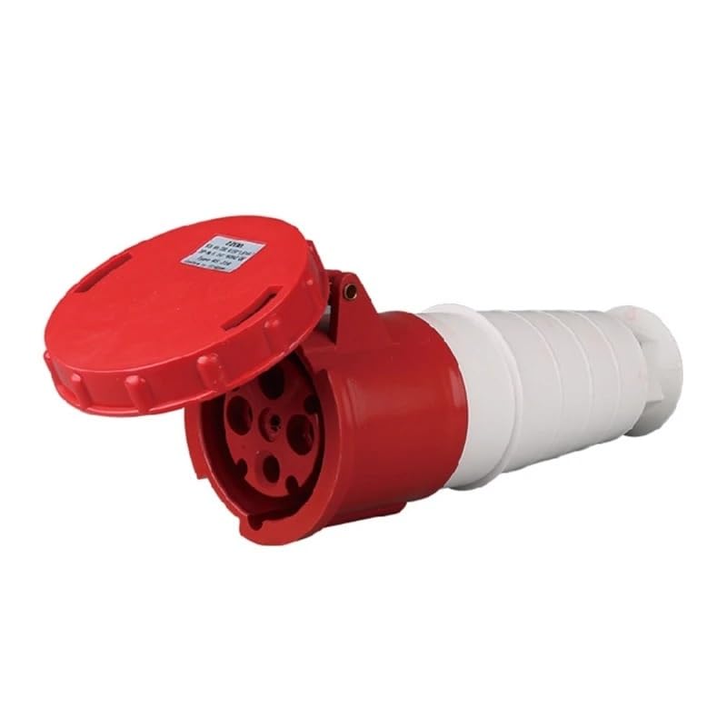 63A Waterproof Aviation Explosion-Proof Connector Surface and Concealed Industrial Plug Socket 3 4 5 Core Pins IP67 (Color : 4 Pin 63A Surface)