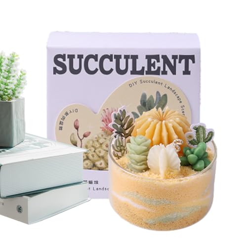 Kit de fabrication de bougies XIAOXIAOYU de plantes et bougies chauffe-plat