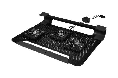 Cooler-Master-NotePal-U3-PLUS-Laptop-Kuhler-3-bewegliche-80-mm-Lufter-Transportschutz-ergonomischer-Aluminiumrahmen-Schwarz