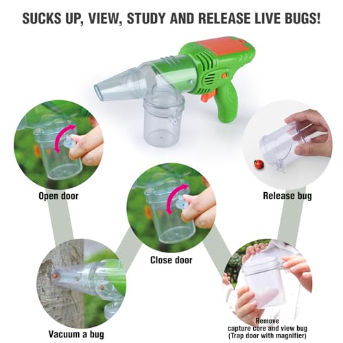 PLAY Bug Catcher Kit for Kids, Bugs Toys for Kids 3-5, Bug Vacuum Catching Kit, Critter Keeper Habitat, Insect Collection Terrarium, Summer Outside Toys for Toddlers 1-3 4 5 6 7 8+ Boys Gift by PLAY - Image 5