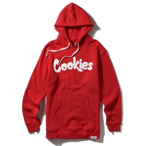 COOKIES Original Logo V2 Men's Pullover Hoodie – Soft Fleece Hoodies for Men's Casual Wear – Warm & Comfortable Casual Outfit