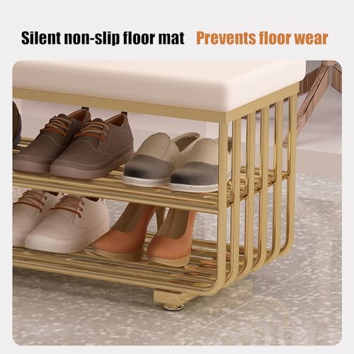 Banc à chaussures confortable pour éviter de se baisser dans l'entrée - 8