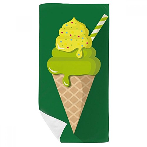 Popsicles Serviette de Bain Doux pour peaux sensibles Vert Matcha