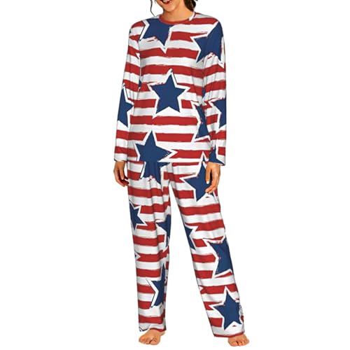 Pyjama rayures et étoiles femme le cadeau idéal pour des nuits douces