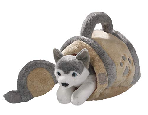 husky de peluche gigante