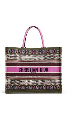 Christian Dior Women's Pre-Loved Book Tote Bag, Embroidery,