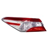 LONGDING Outer Tail Light Compatible with 2018-2023 Toyota Camry OE Style Brake Lamp Assembly Replac