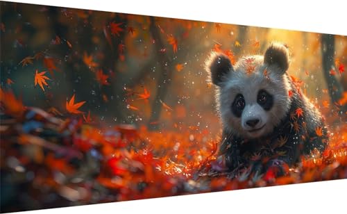 Diamond Painting Panda 220x100cm : Kit Broderie Diamant Complet Adulte