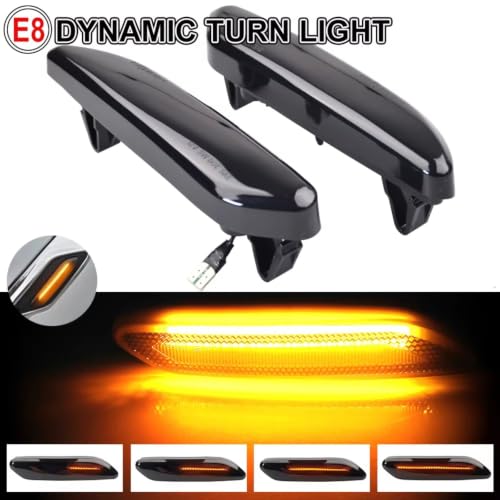 Intermitente lateral dinámico para Mini Paceman R61 2012-2017 intermitentes LED negros 7