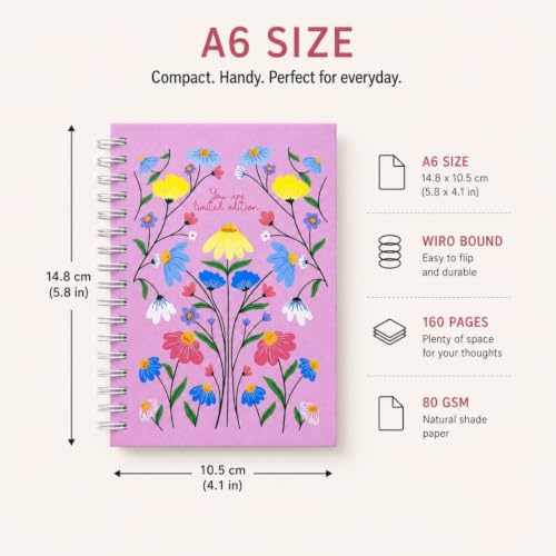 Image of A6 Pocket Notebook, Pack of 2, Hardcover, 160 Pages
