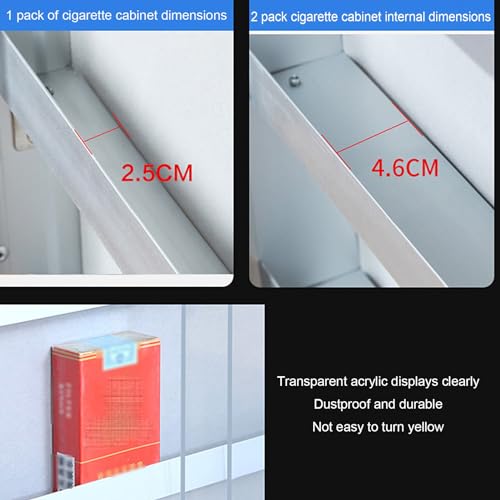 Support d'affichage de cigarettes mural pour éviter le désordre en caisse