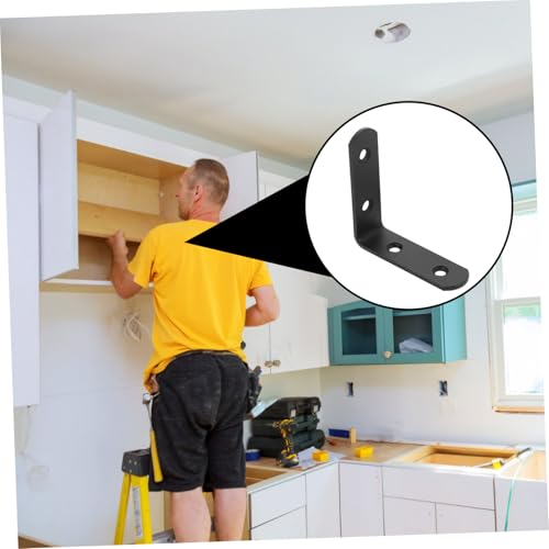 Équerres angle acier inoxydable : fixation stable et installation facile pour meuble lourd - 4
