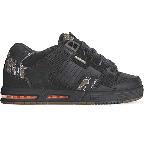 Fodera per calzini Step-in Globe Sabre, Scarpe da Skateboard, Multicolore, Nero Tigre Mimetico Gomma 000, 37 EU