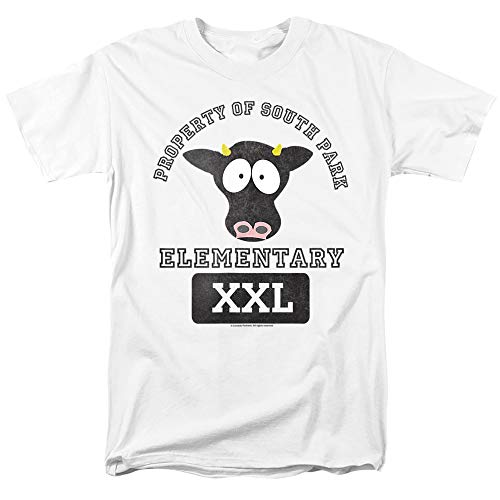T-shirt South Park Cows blanc pour vos sorties décontractées et soirées séries
