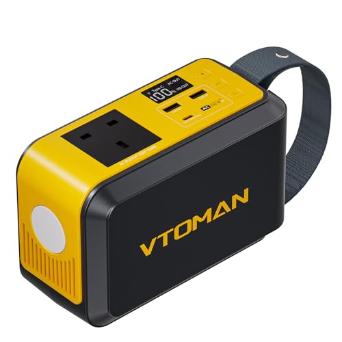 VTOMAN Jump 100 Power Station 89.6Wh LiFePO4 100W AC 65W PD Fast Charge
