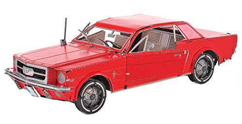 Modelo 3D Metal Fascinations Ford Mustang 1965 Rojo miniatura 1