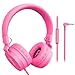 Produktbild PuroBasic Volume Limiting Wired Headphones for Kids, Boys, Girls 2+ Foldable & Adjustable Headband  by Puro Sound Labs, (Pink)