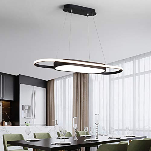 Lampe suspendue linéaire réglable au design épuré pour salon chic