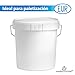 MARKESYSTEM - Cubo VACIO INDUSTRIAL Pack de 2 x 4,6 litros -...