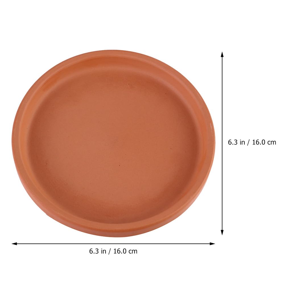 Healeved Sottovasi in Terracotta 5pezzi per Vasi, Piattini in Pottery