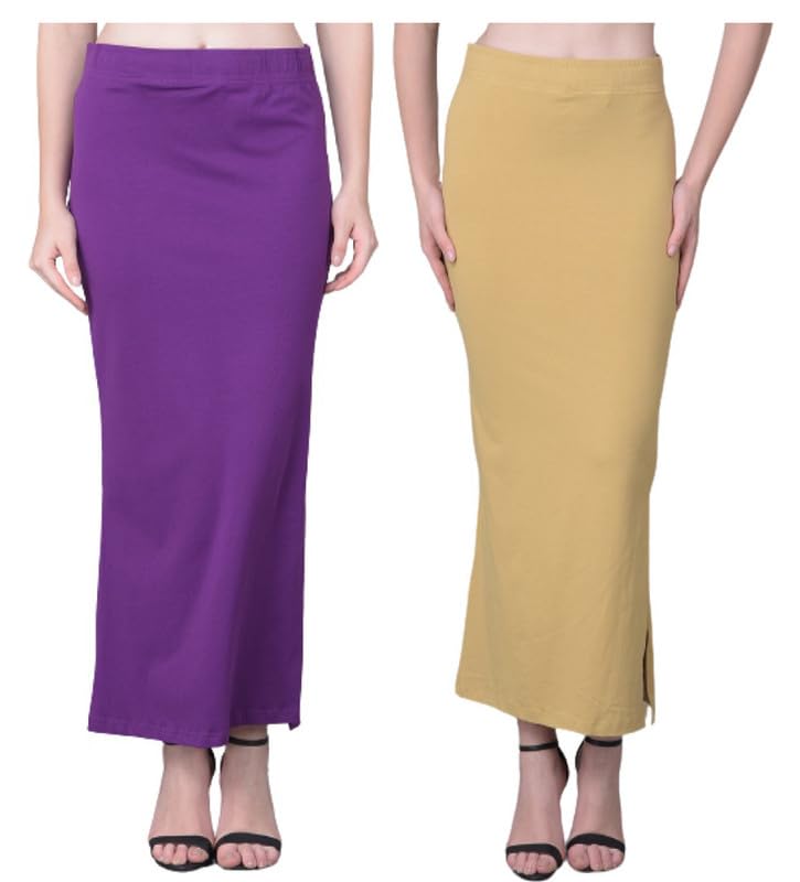 Image of Comfort Lady Women Cotton Blend Saree Shapewear /Saree Shapers Underskirt /Saree Petticoat